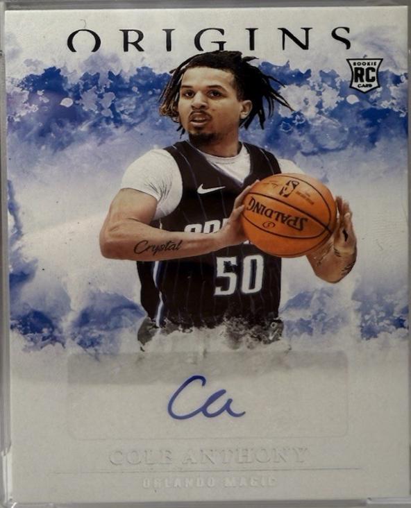 Cole Anthony #RA-ANT Basketball Cards 2020 Panini Origins Rookie Autographs