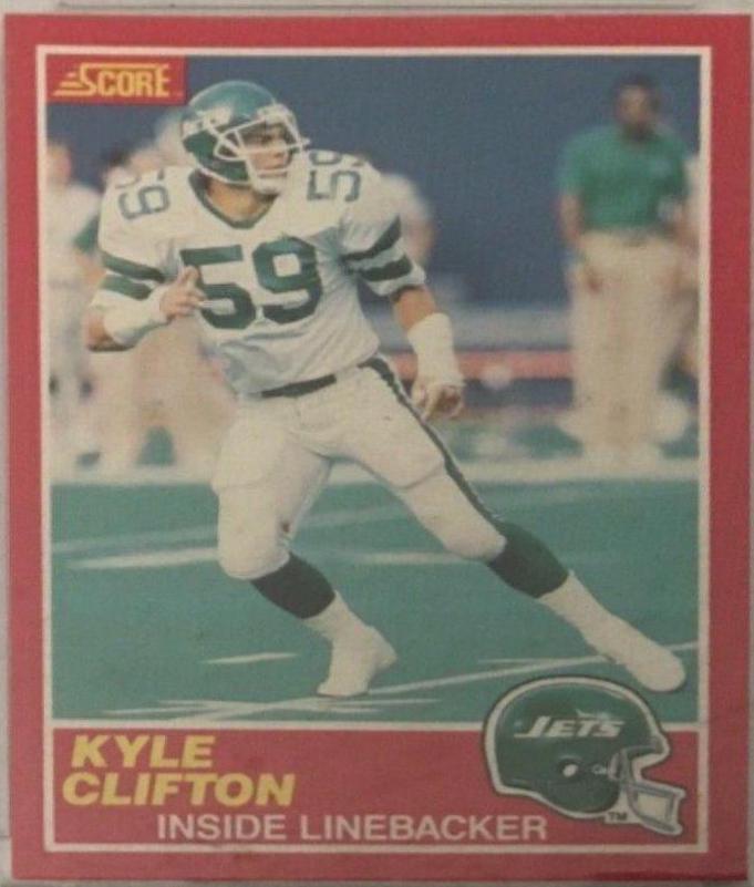 Kyle Clifton #163 Football Cards 1989 Panini Score