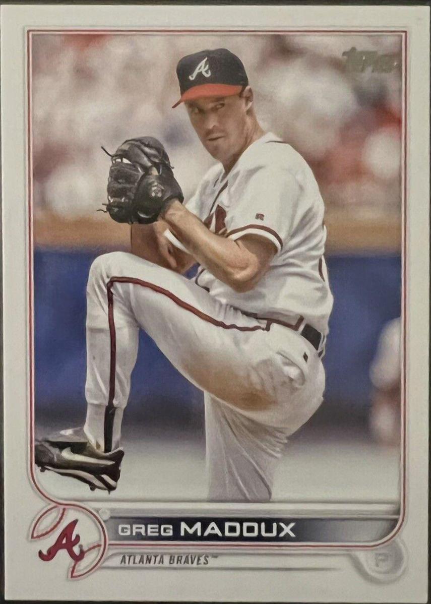 Greg Maddux #615 Baseball Cards 2022 Topps
