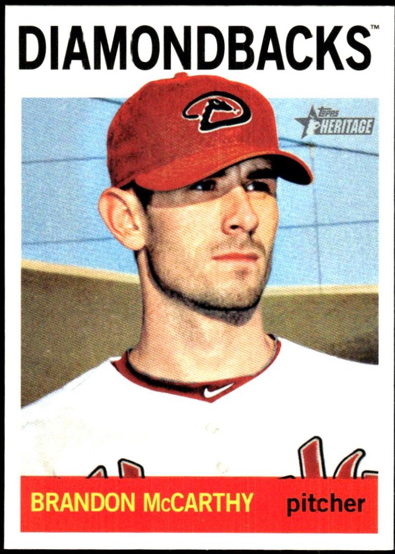 Brandon McCarthy #192 2013 Topps Heritage Baseball