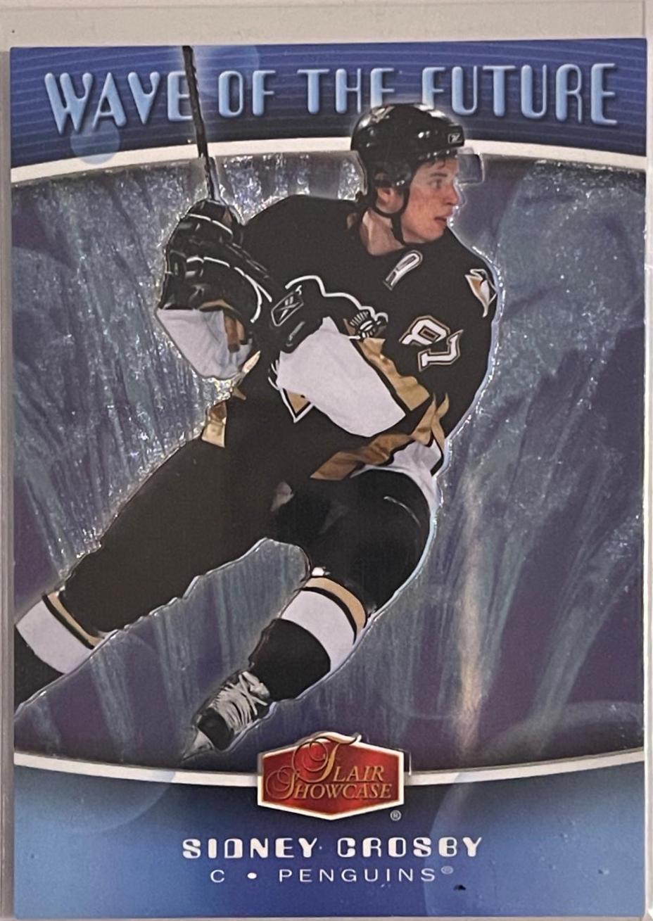 Sidney Crosby #WF35 Hockey Cards 2006 Flair Showcase Wave of the Future