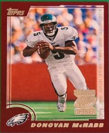 Donovan McNabb #134 Football Cards 2000 Topps Season Opener