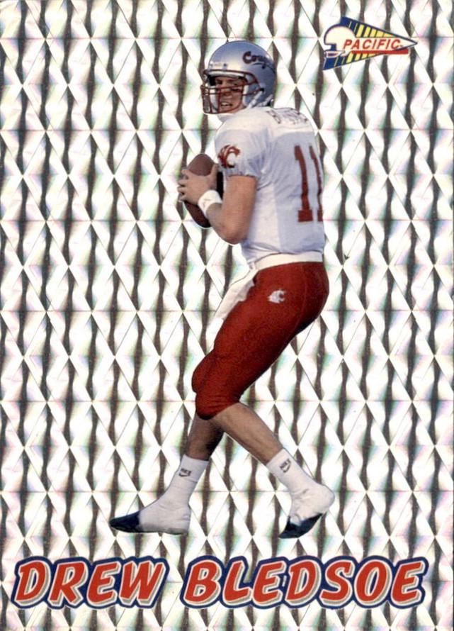 Drew Bledsoe #61 Football Cards 1993 Pacific Prisms