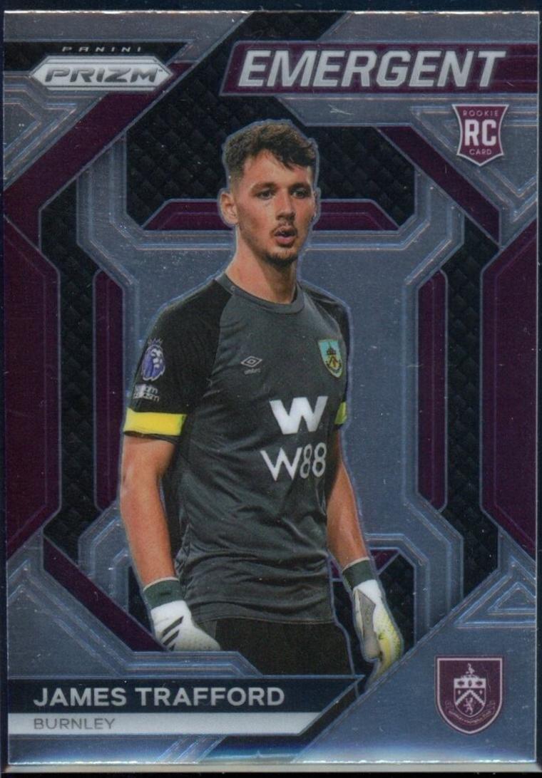 James Trafford #5 Soccer Cards 2023 Panini Prizm Premier League Emergent