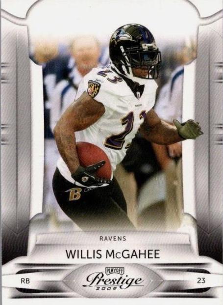 Willis McGahee #8 2009 Playoff Prestige Football