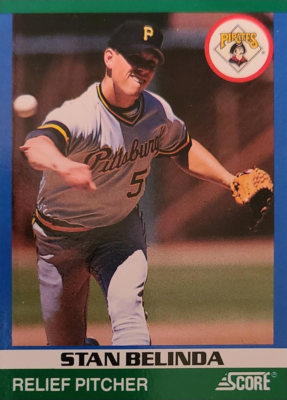 Stan Belinda #8 Baseball Cards 1991 Score Rising Stars