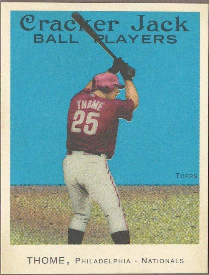 Jim Thome Batting [Mini Blue] #25