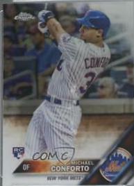 Michael Conforto #52 Baseball Cards 2016 Topps Chrome