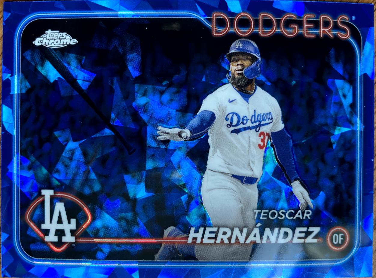 Teoscar Hernandez #619 2024 Topps Chrome Sapphire Baseball