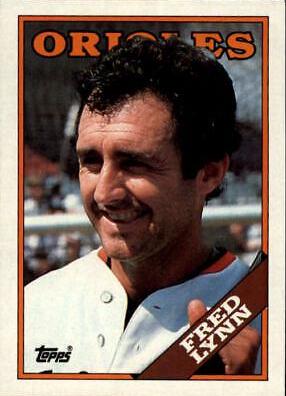 Fred Lynn #707 Baseball Cards 1988 Topps