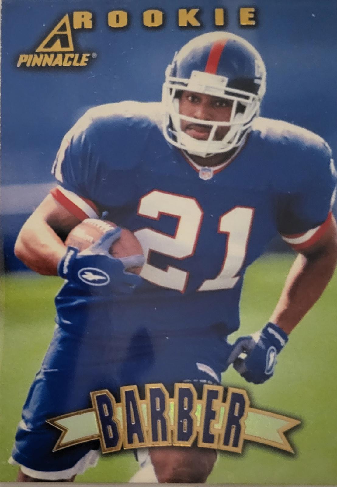 Tiki Barber #153 Football Cards 1997 Pinnacle