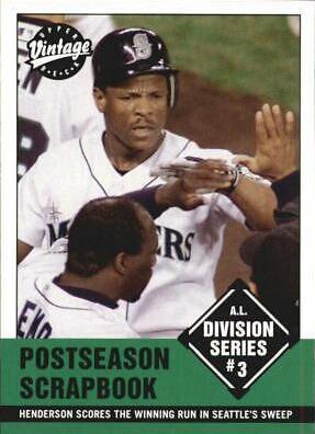 Rickey Henderson #373 2001 Upper Deck Vintage Baseball