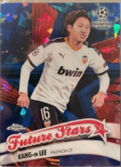 Kang in Lee #FS-KIL Soccer Cards 2019 Topps Chrome UEFA Champions League Future Stars