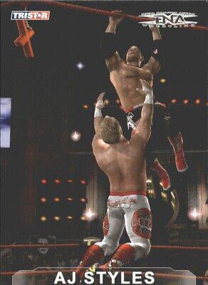 AJ Styles #73 Wrestling Cards 2008 TriStar TNA Cross the Line