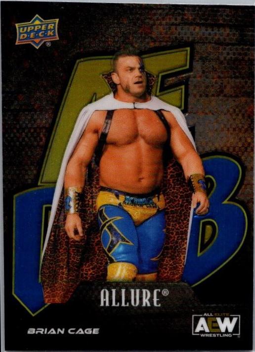 Brian Cage #DUB-19 Wrestling Cards 2024 Upper Deck Allure AEW AE DUB Autograph
