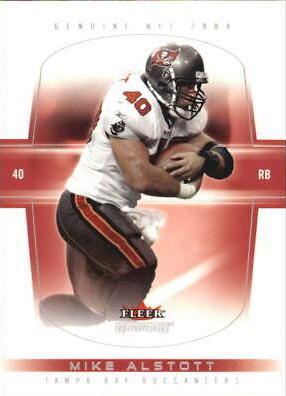 Mike Alstott #19 Football Cards 2004 Fleer Genuine