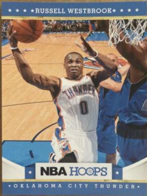 Russell Westbrook #136 Basketball Cards 2012 Panini Hoops