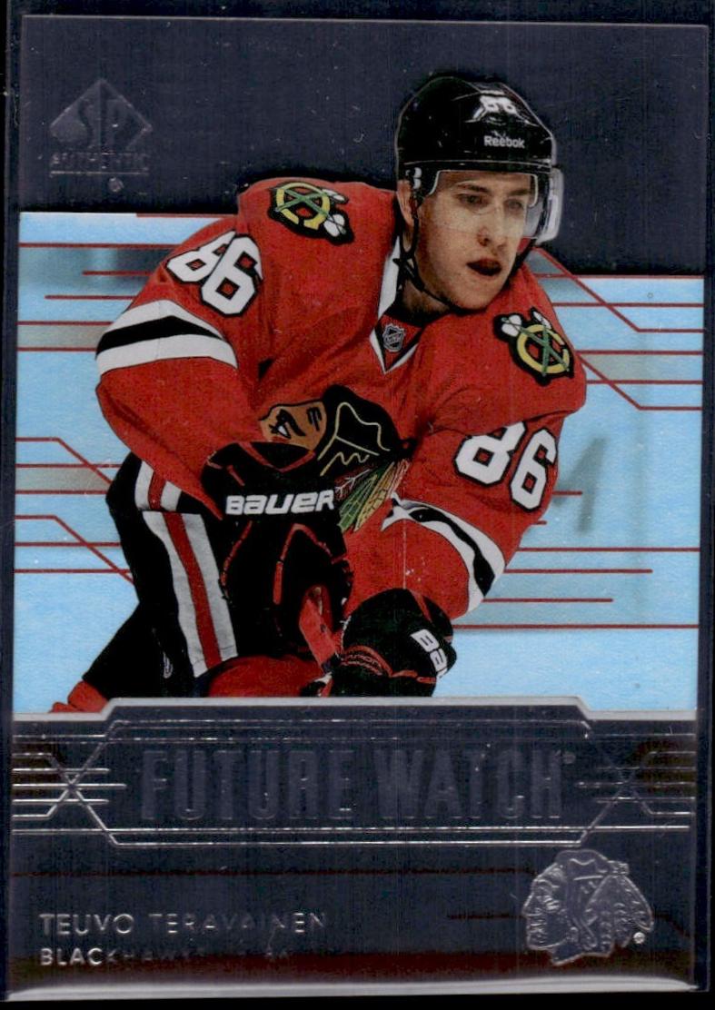 Teuvo Teravainen #284 Hockey Cards 2022 SP Authentic Future Watch Acetate Retro