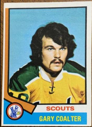 Gary Coalter #17 Hockey Cards 1974 O-Pee-Chee