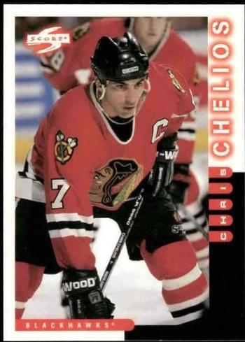 Chris Chelios #90 Hockey Cards 1997 Score