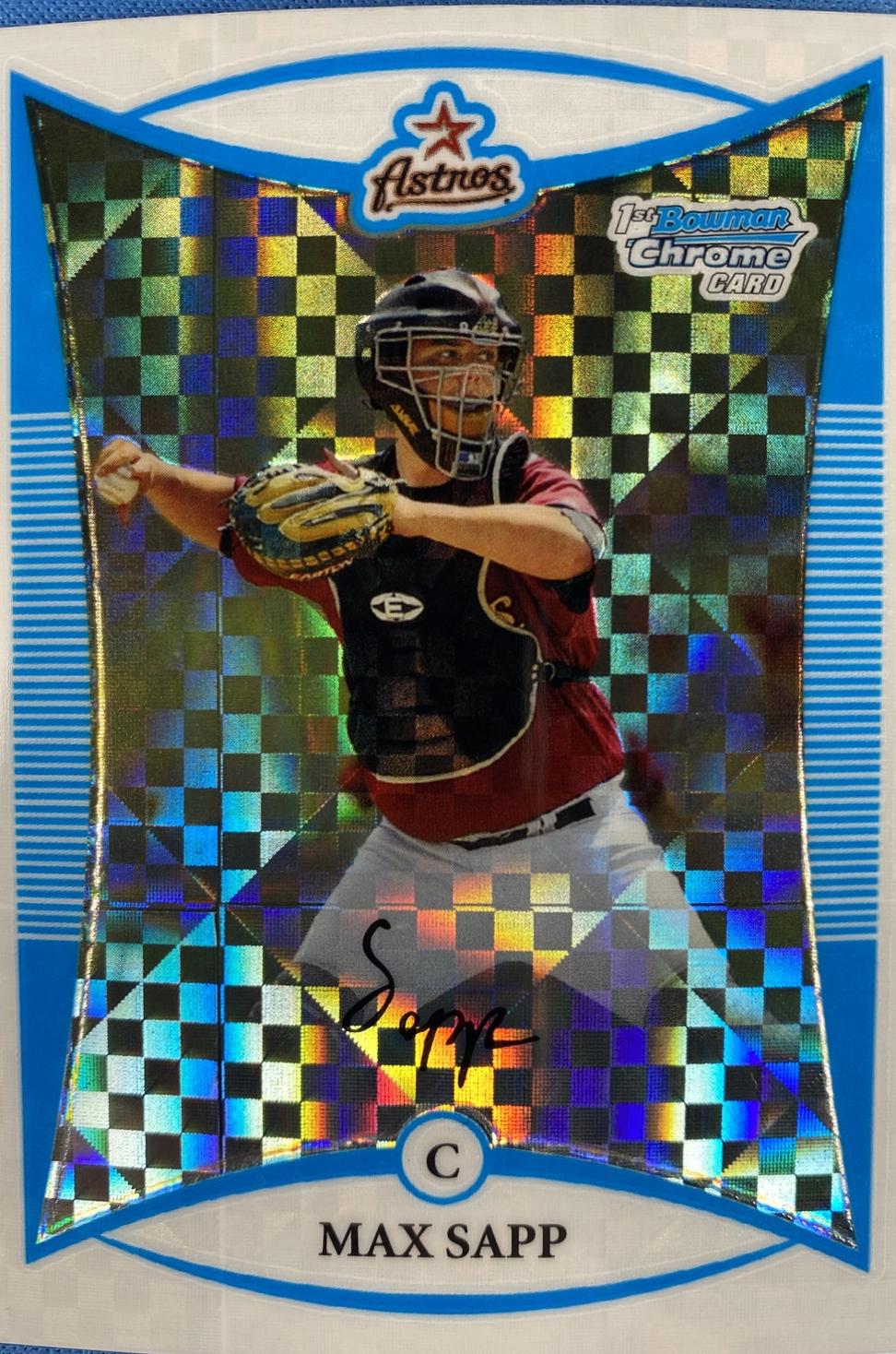 Max Sapp #BCP1 Baseball Cards 2008 Bowman Chrome Prospects