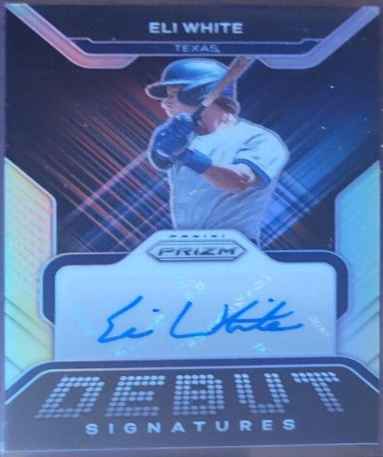 Eli White #DS-EW Baseball Cards 2022 Panini Prizm Debut Signatures