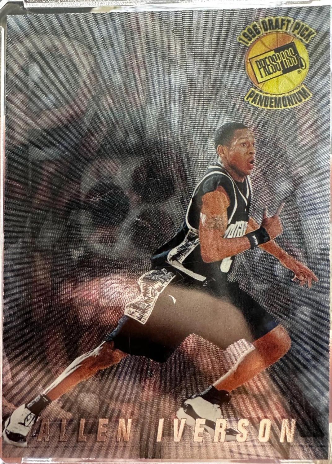 Allen Iverson #PM7 Basketball Cards 1996 Press Pass Pandemonium