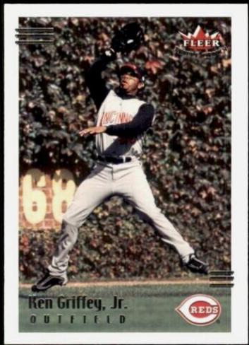 Ken Griffey Jr #3 Baseball Cards 2002 Fleer Triple Crown