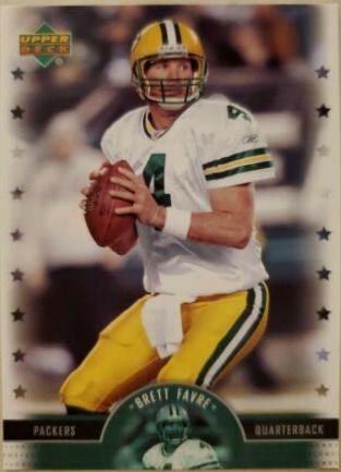 Brett Favre #8 Football Cards 2005 Upper Deck Legends