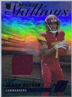Jahan Dotson #RS-JD Football Cards 2022 Panini Zenith Rookie Stallions