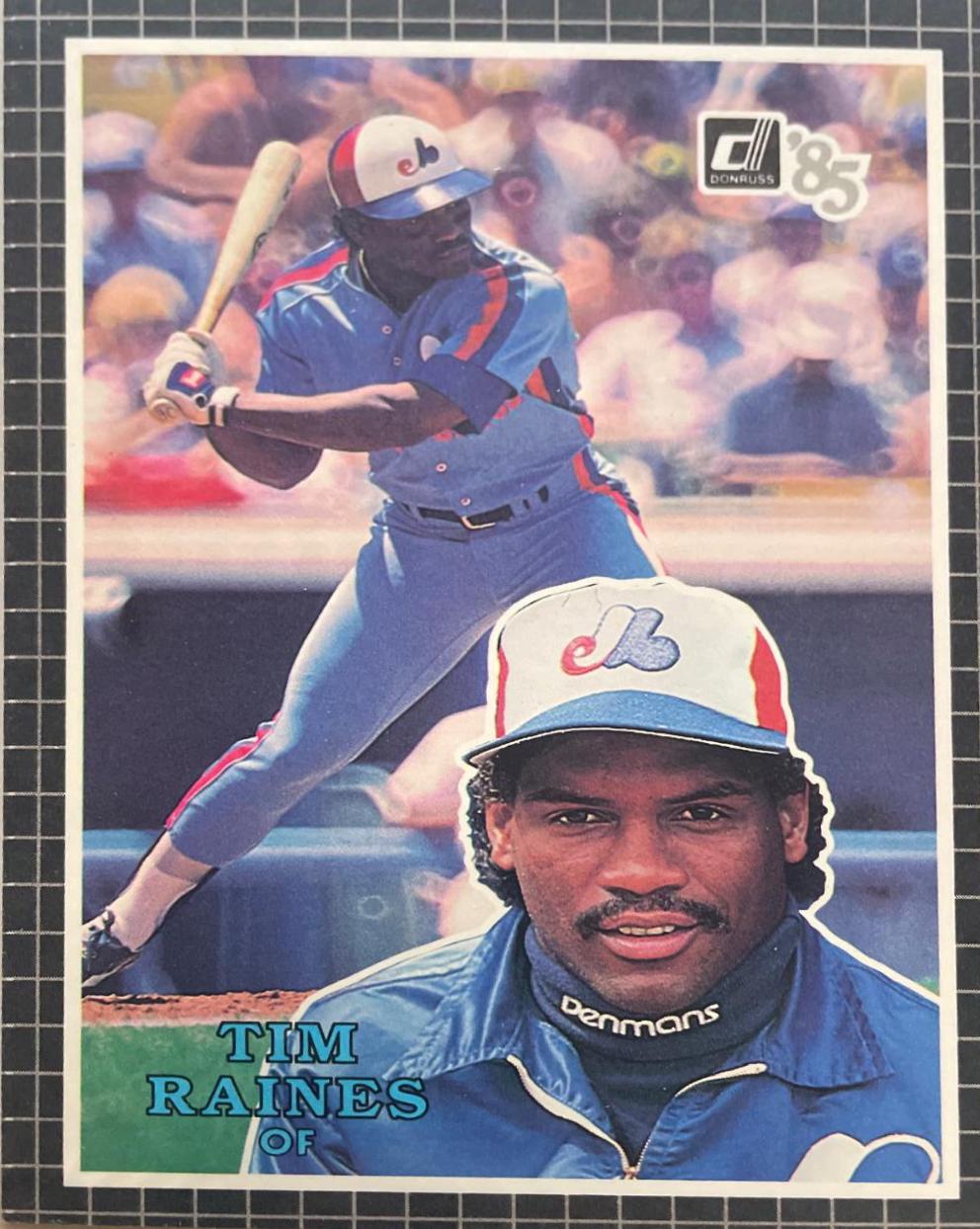 Tim Raines #1 Baseball Cards 1985 Donruss Action All Stars