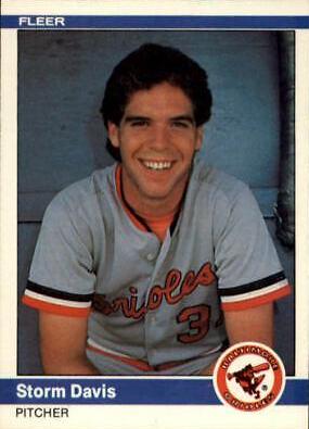 Storm Davis #5 Baseball Cards 1984 Fleer