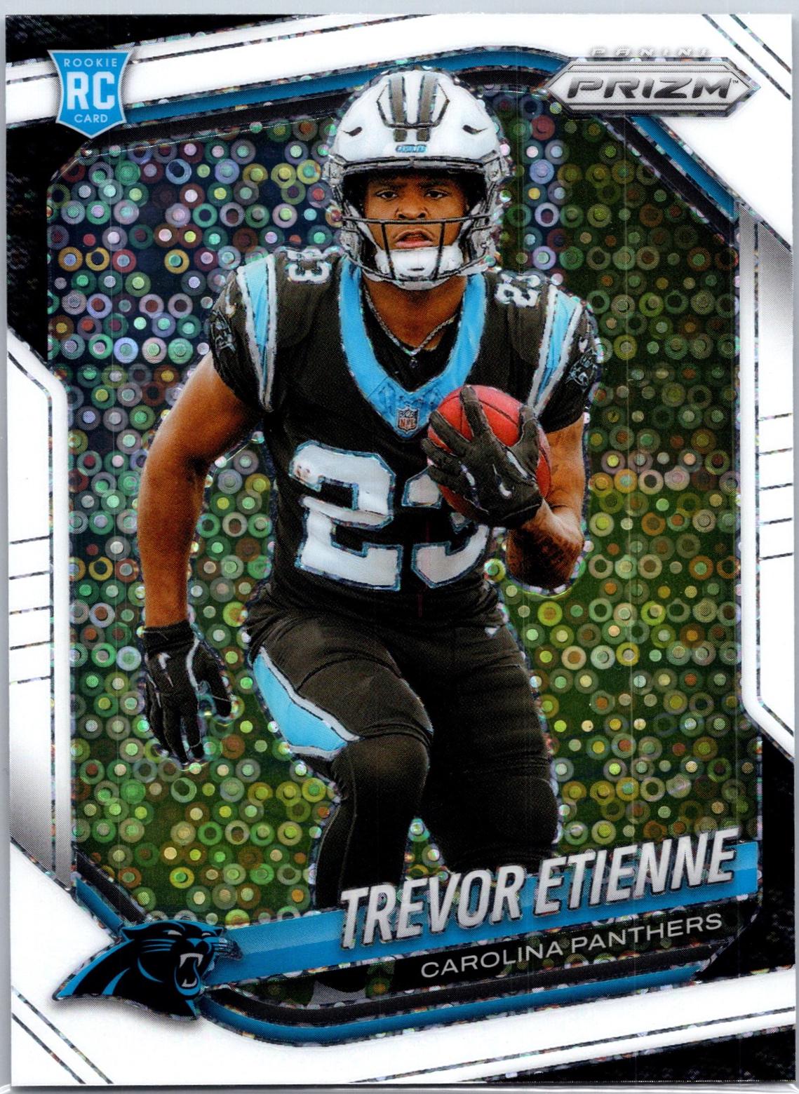 Trevor Etienne #345 2025 Panini Prizm No Huddle Football