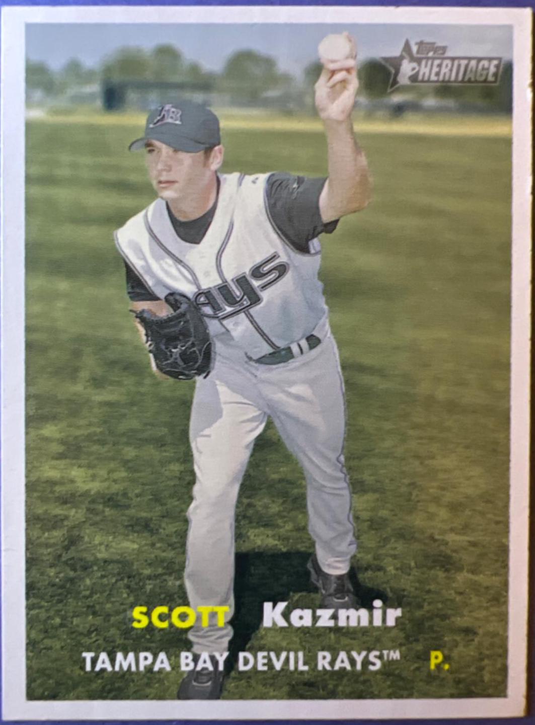 Scott Kazmir #142 Baseball Cards 2006 Topps Heritage