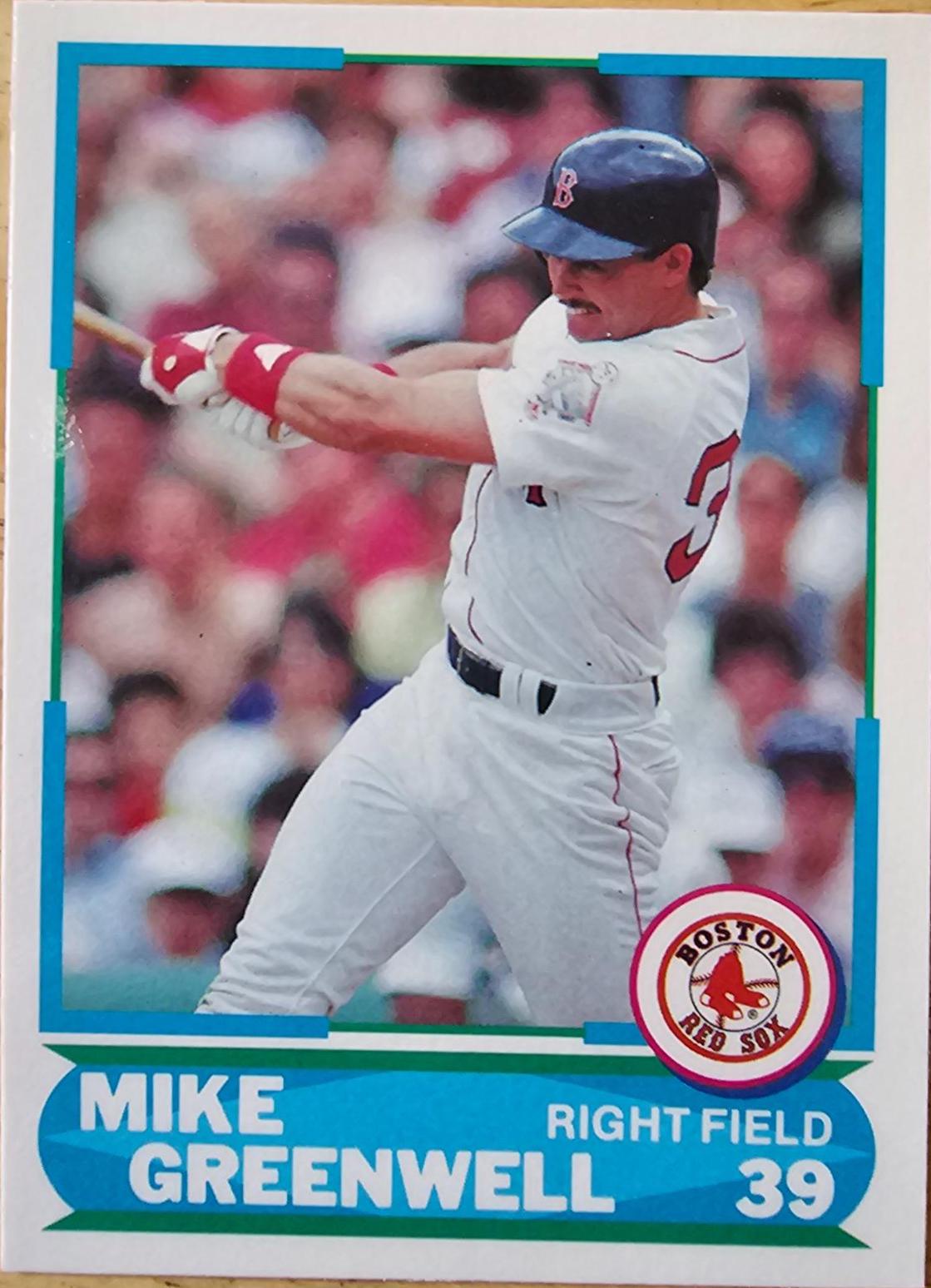 Mike Greenwell #24 Baseball Cards 1988 Score Young Superstars Series 1
