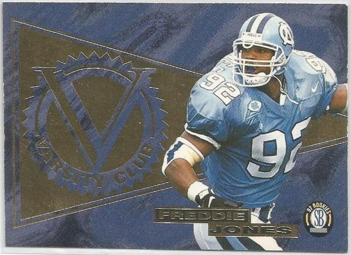 Freddie Jones #V20 Football Cards 1997 Panini Score Board Varsity Club
