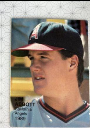 Jim Abbott #17 Baseball Cards 1989 Pacific Cards & Comics Playball U.S.A