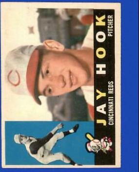 Jay Hook #187 Baseball Cards 1960 Topps