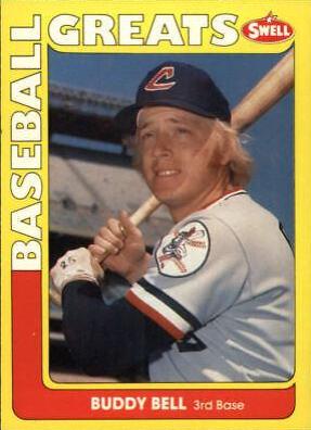 Buddy Bell #7 Baseball Cards 1991 Swell Greats