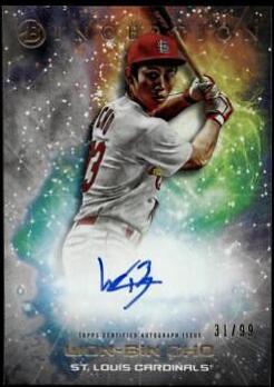 Won-Bin Cho #PPA-WC 2022 Bowman Inception Baseball Primordial Prospects Autographs