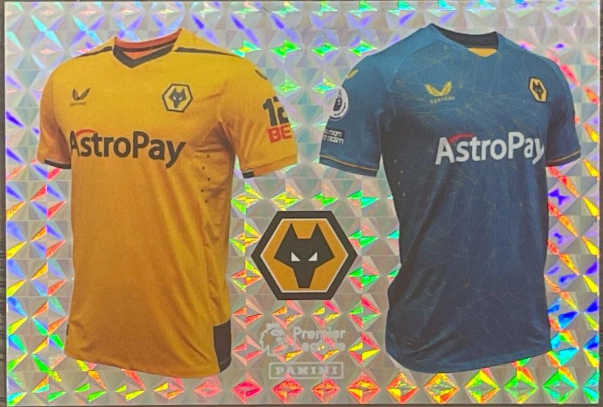 Wolverhampton Wanderers #22 Soccer Cards 2023 Panini Premier League Stickers