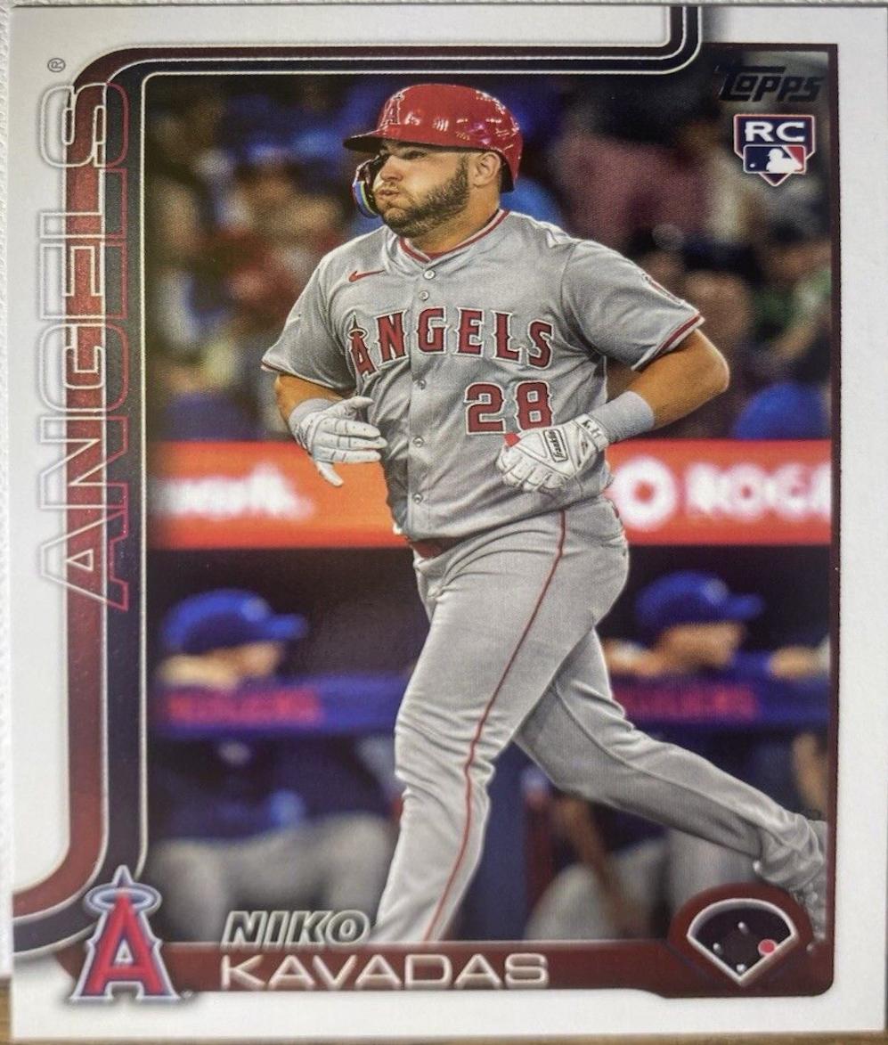 Niko Kavadas #278 Baseball Cards 2025 Topps