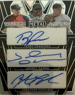 Terry Francona / Johnny Damon / Jonathan Papelbon