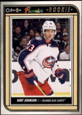 Kent Johnson #P-89 2022 O Pee Chee Premier Hockey