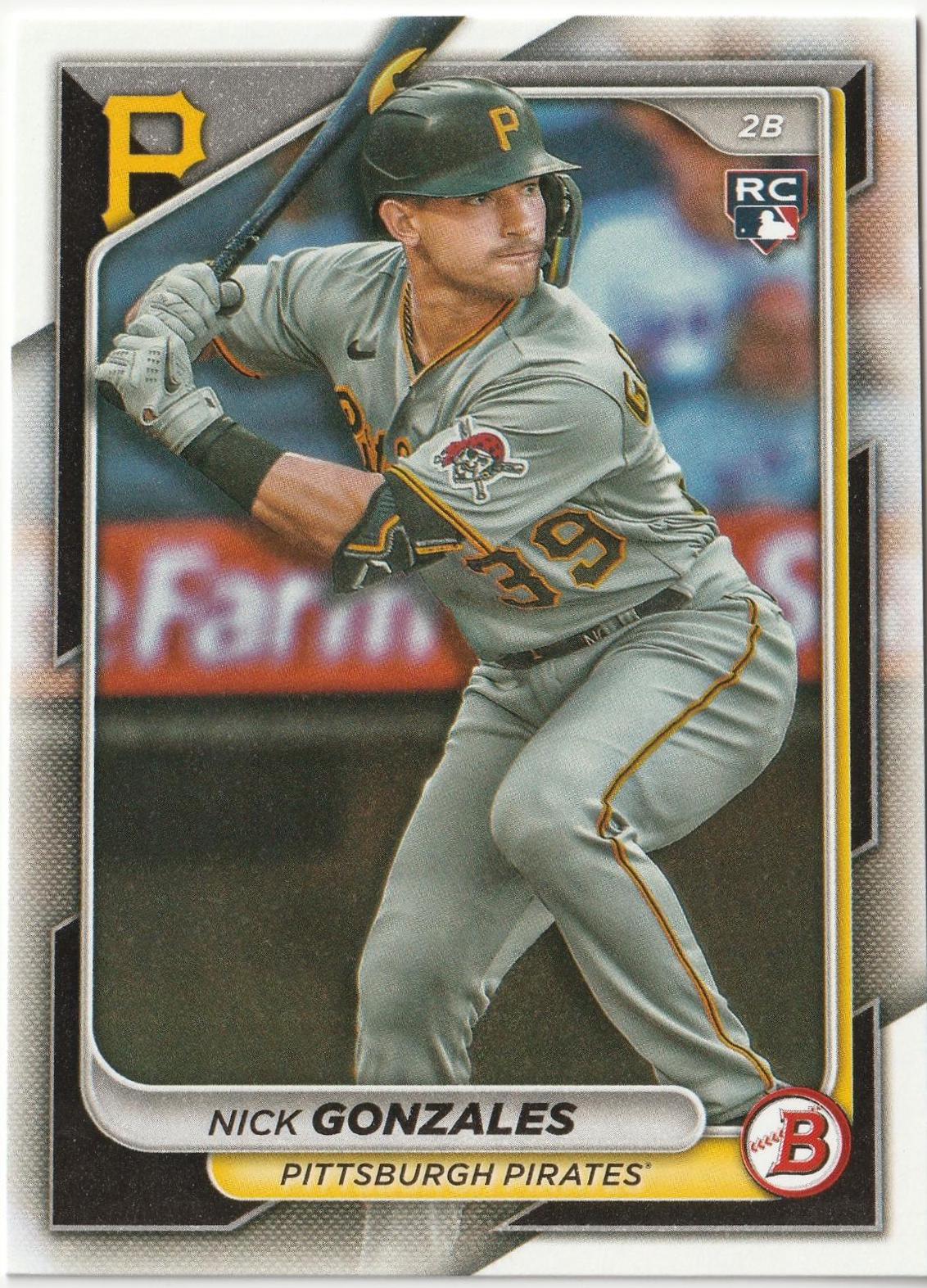 Nick Gonzales #62 Baseball Cards 2024 Bowman