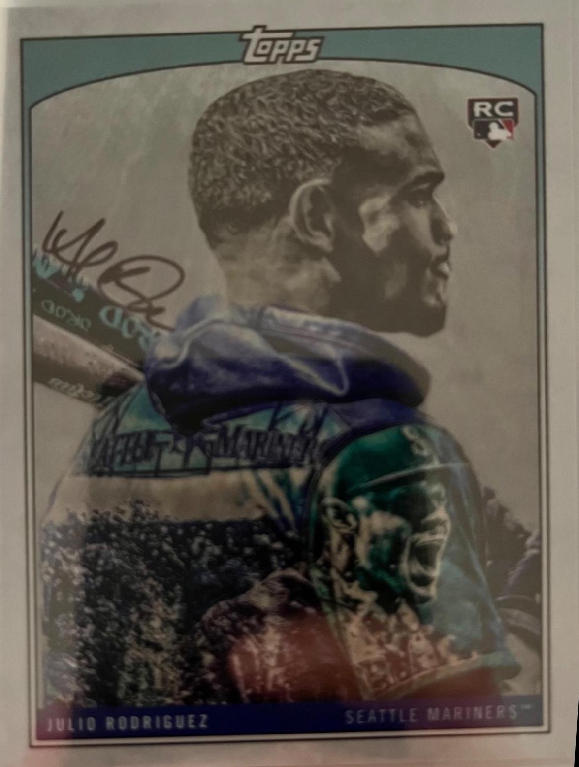 Julio Rodriguez #20 Baseball Cards 2022 Topps X Lauren Taylor