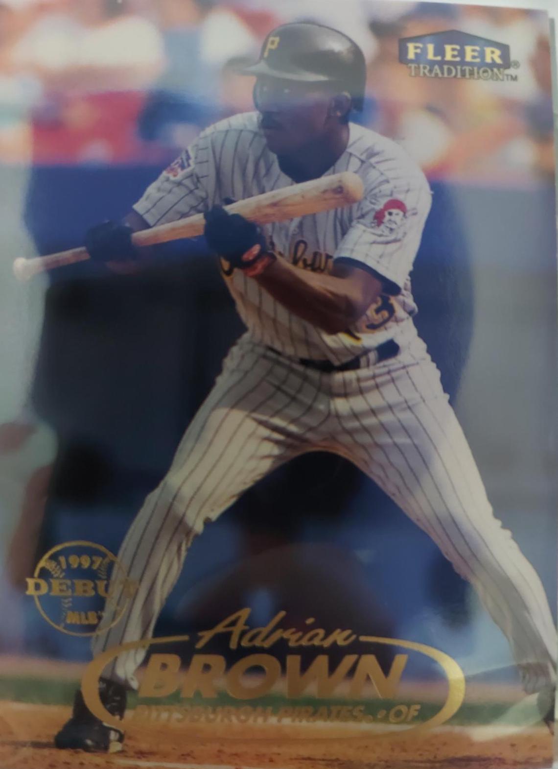 Adrian Brown #70 Baseball Cards 1998 Fleer Tradition
