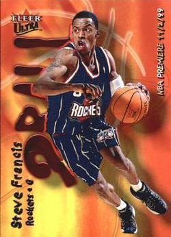 Steve Francis Basketball Cards 2000 Ultra Two Ball