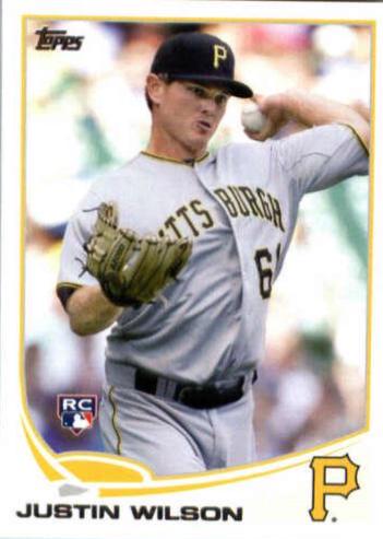Justin Wilson #481 Baseball Cards 2013 Topps