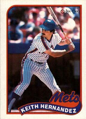 Keith Hernandez #63 Baseball Cards 1989 O Pee Chee